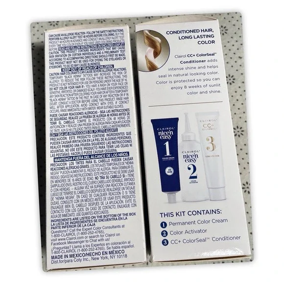 Clairol Nice'n Easy Permanent Hair Color, 8A Medium Ash, Pack Of 2 - Picture 2 of 5